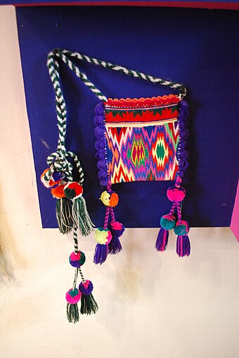 Small Tepehuan carrying bag in traditional design