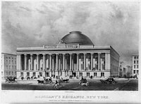 Port of New York Custom House at the time of the Head Money Cases NYCustomHouseMerchantsExchange.jpg