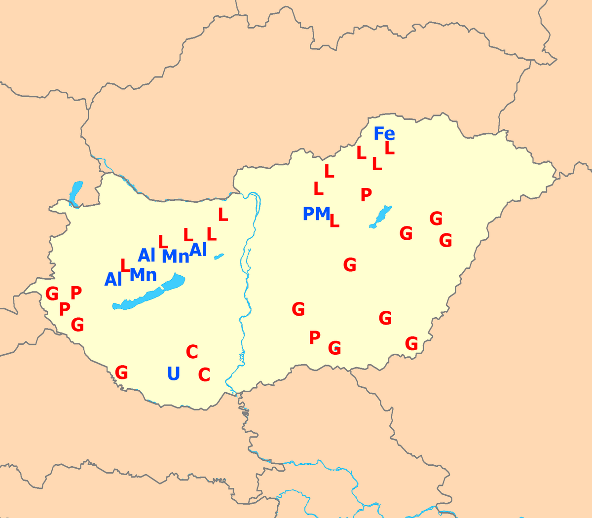 Полезные ископаемые румынии карта