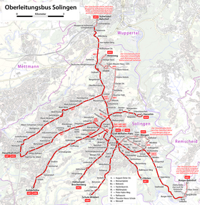 Ilustrační obrázek položky trolejbusu Solingen