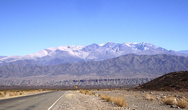 View of Nevado de Cachi.