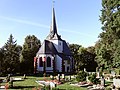 Dorfkirche Niedergräfenhain (church (with furnishings), churchyard with walling, memorial for those who fell in World War I and memorial for those who died in the Franco-Prussian War of 1870/1871)