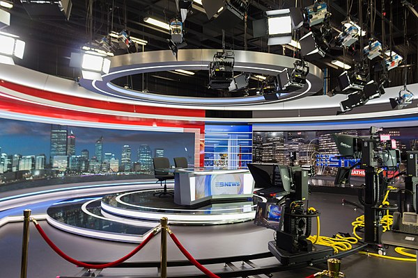 The set of Nine News Perth