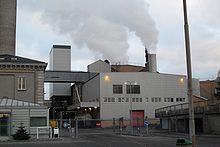 Eingang der Zuckerfabrik in Nakskov