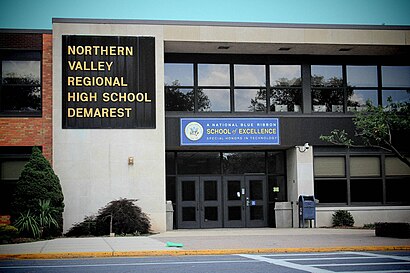 How to get to Northern Valley Regional High School - Demarest, 150 Knickerbocker Rd with public transit - About the place