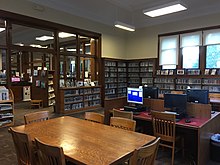 Interior of the Northside Branch Northside Library Cincinnati interior 2019.jpg