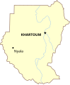 Location of Nyala