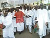 The Olowo of Owo and Ojomo during Igogo festival.