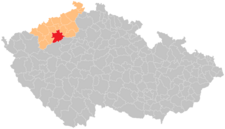 Správní obvod obce s rozšířenou působností Louny na mapě
