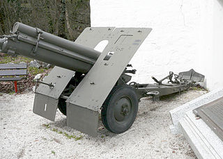 Skoda 100 mm Model 1916 Austria-Hungarian mountain gun used in World War I and World War II