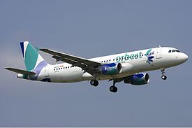 Orbest Orizonia Airlines Airbus A320 Berni.jpg