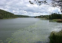 Orlången och Flemingsbergsviken mot öst.