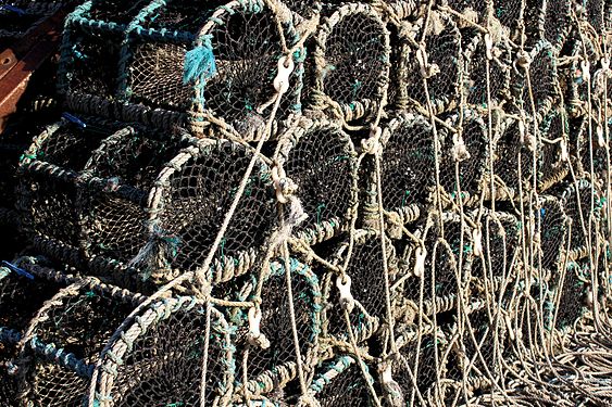 Lobster traps from Mull, Scotland