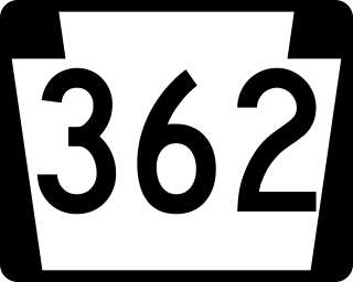 <span class="mw-page-title-main">Pennsylvania Route 362</span> State highway in Tioga County, Pennsylvania, US