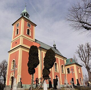 Kończyce Małe Village in Silesian Voivodeship, Poland