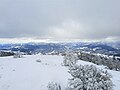 Panoramski pogled sa brha Goča zimi