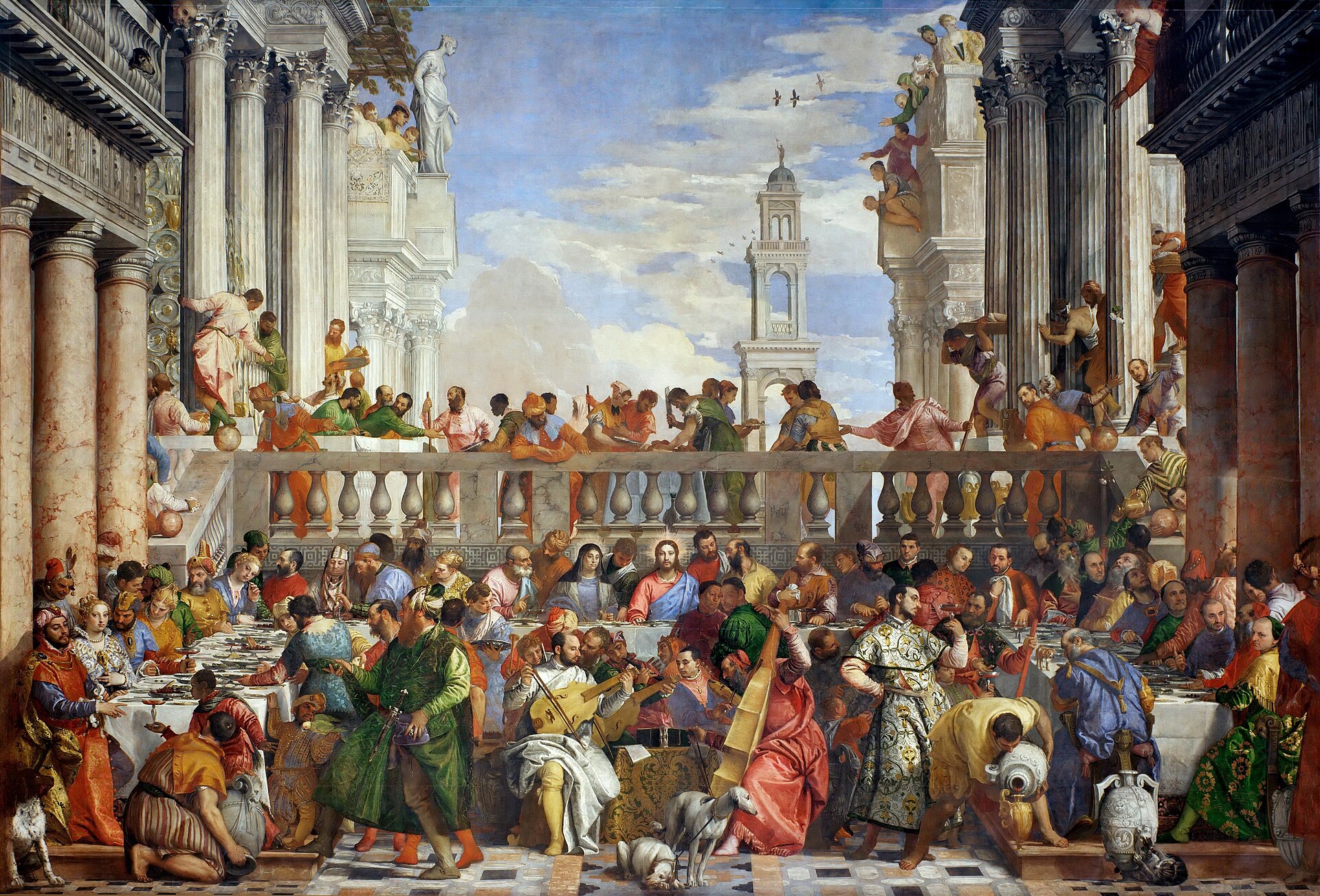 The Celebration at Cana by Veronese