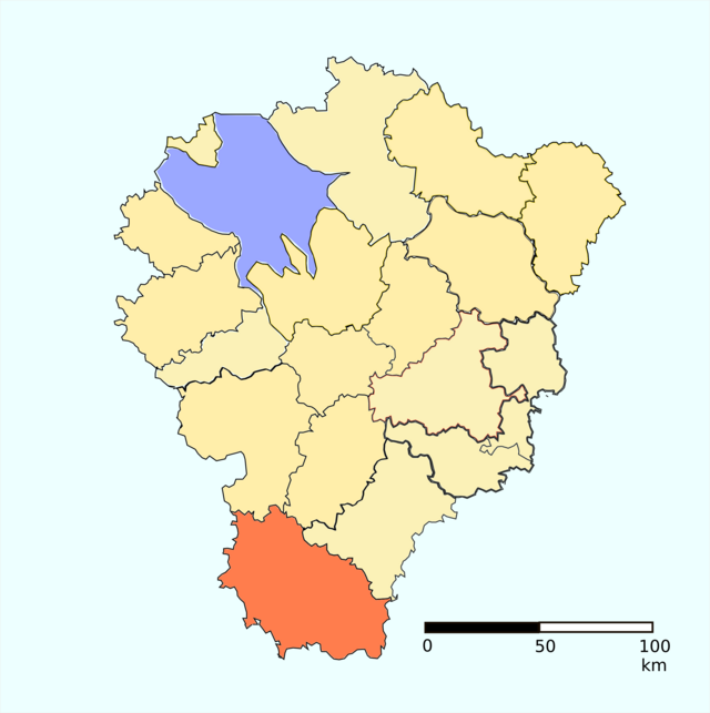 Переславский район на карте
