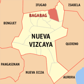 Bagabag na Nova Vizcaya Coordenadas : 16°36'15.95"N, 121°15'7.54"E