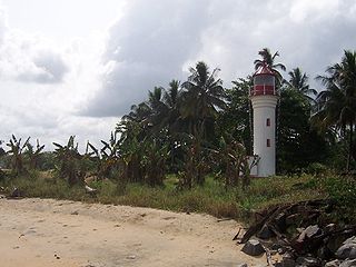 <span class="mw-page-title-main">Kribi Lighthouse</span> Lighthouse in Cameroon