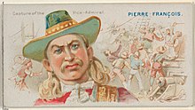 Allen & Ginter Cigarettes MET DP835028.jpg Pirates of the Spanish Main serisinden (N19) Amiral Yardımcısı Pierre François, Capture of the Amiral