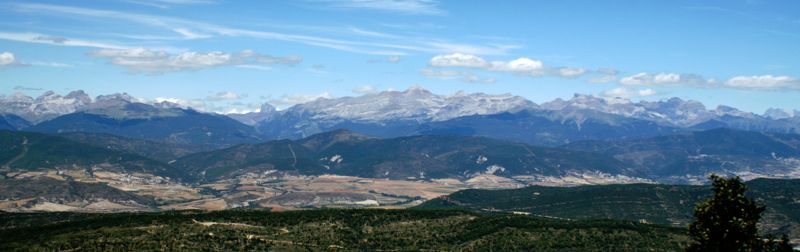 Pireneje centralne – widok od południa