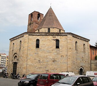 Vue ext. église du Saint-Sépulcre de Pise.