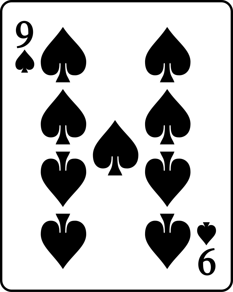 File:Playing card spade 9.svg - Wikimedia Commons