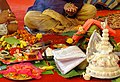 Pre-marriage rituals of a Bengali wedding in India.jpg