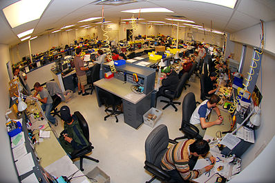 One of the company's repair facilities in Enfield, Connecticut. Precision Camera Flag.JPG