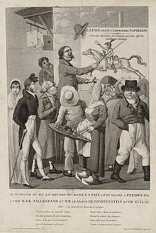 Contemporary print advertising the Peace of Pressburg Pressburg print 1805.jpg