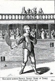 James II d'Ingueltière (1633-1701) juant à l' paume, XVIIe sièke