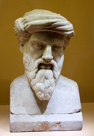 <span class="mw-page-title-main">Pythagoras</span> 6th century BC Greek philosopher and mystic