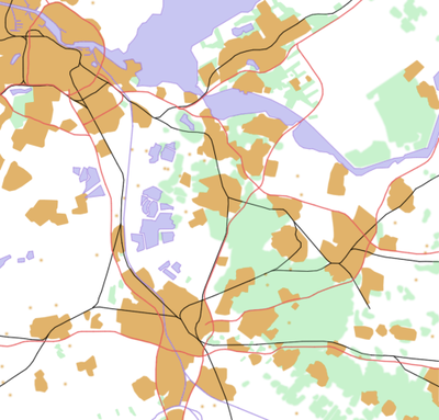 Location map Netherlands Randstad NO