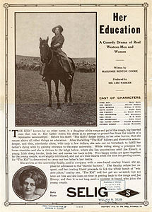 Dépliant de sortie pour SON ÉDUCATION, 1912.jpg