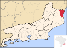 Kaart van São Francisco de Itabapoana
