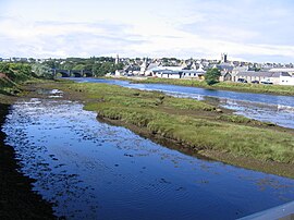 Thurso, River Thurso und historische Brücke