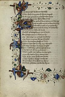 <i>The Romaunt of the Rose</i> partial translation into Middle English of the French poem le Roman de la Rose, part of which is by Chaucer