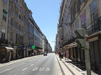 Como chegar a Rua do Ouro através de transportes públicos - Acerca do local