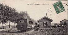 Un tren en la estación Saint-Germain-Laxis