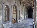 Couloir du cloître avec la salle capitulaire