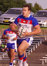 Anderson playing for the Knights in 2012 Sam ANDERSON (rugby league).jpg