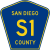 San Diego County Route S1 CA.svg