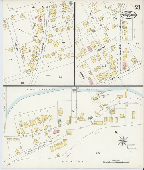 File:Sanborn Fire Insurance Map from Parkersburg, Wood County, West Virginia. LOC sanborn09438 003-21.tif