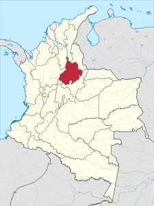 Dipartimento di Santander – Localizzazione