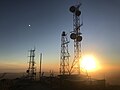 Santiago Peak at sunset, looking west (November 2021)