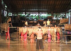 Angklung orchestra at Saung Angklung Udjo, Indonesia.
