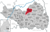 Location of the community Schemmerhofen in the Biberach district