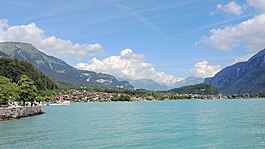 Schwanden bei Brienz village on the Brienzersee