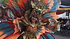 A performer in Jember Fashion Carnival